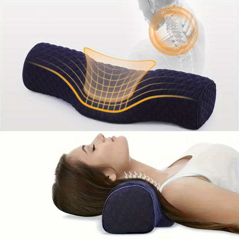 1pc Cervical Pillow: Neck Care for Comfort and Relief Anywhere - Perfect for Travel and Camping!