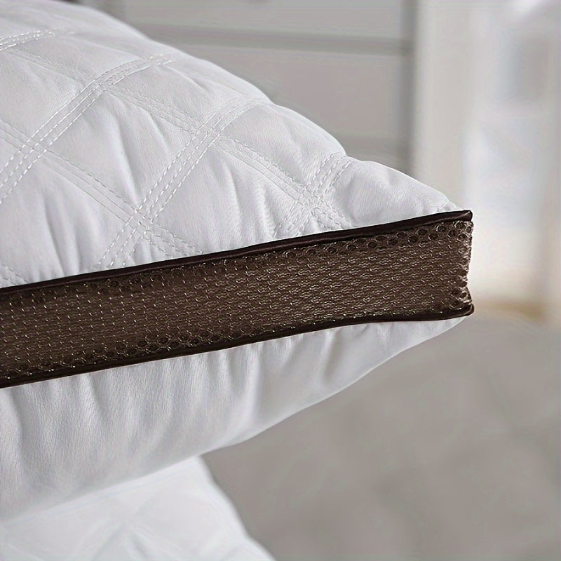 Premium Breathable Down Alternative Pillow - Skin-Friendly, Machine Washable for Side & Back Sleepers, Nautical Theme