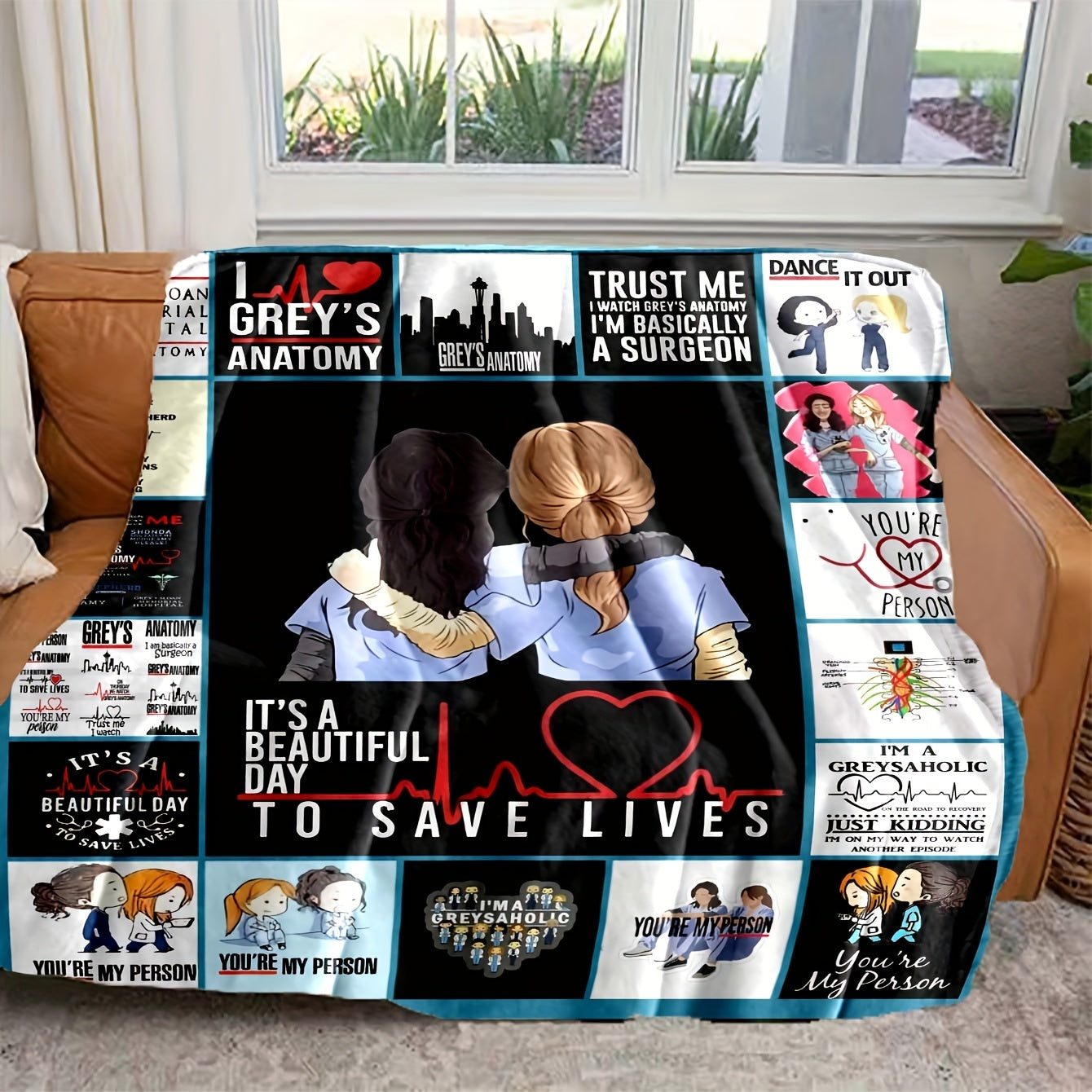 1pc Soft Doctor Flannel Digital Printing Blanket - Ultra Cozy, Warm, and Comfortable for Sofa, Bed, Travel, Camping, and Napping - Perfect Gift for Friends and Special Doctors, Suitable for All Seasons