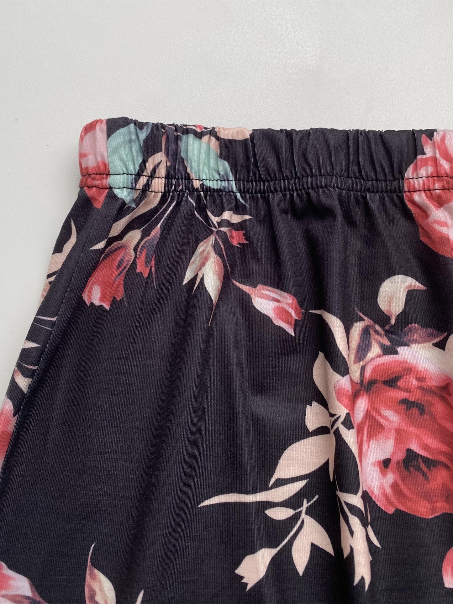 Floral Print High Waist Skirt, Casual Slim Midi Skirt, Women's Clothing