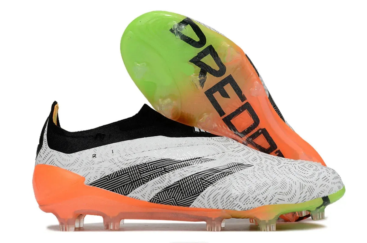Soccer Shoes Predat0r Elite Laceless FG Men Team Solar Green Merky Reemergence Energy Citrus Pack Euro Pure Strik Pearlized Football Cleats