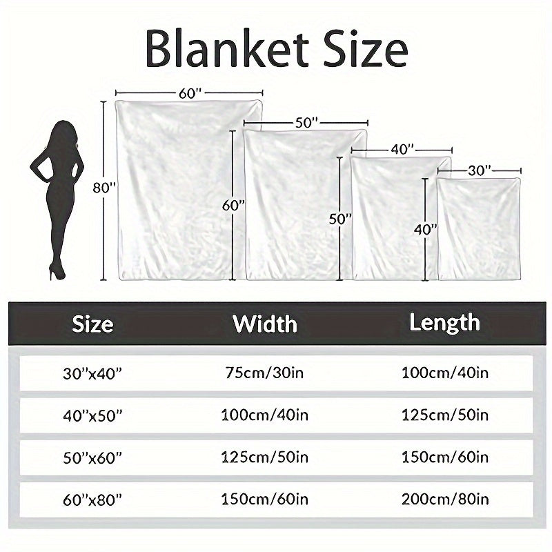 1pc Goth Black Rose Printed Flannel Blanket For Sofa Bed Office Shawl Cover Legs Picnic Camping Multi-purpose Comfortable Soft Blanket