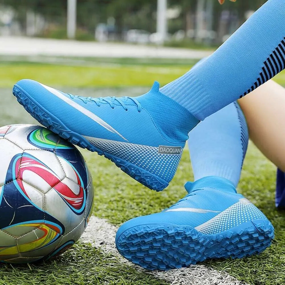 Men Turf Soccer Shoes Football Boots Youth Cleats Sport Sneakers Large Size 35-47