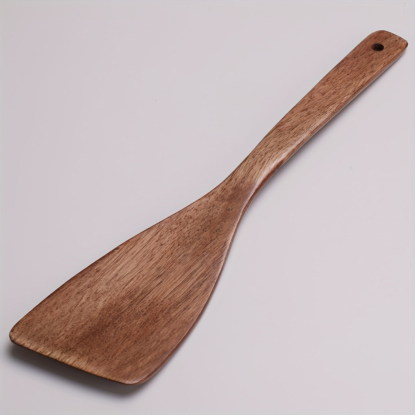 1pc Premium Wooden Solid Spatula - Ergonomic Non-Stick Turner for Easy Cooking, Durable Kitchen Utensil, Essential for Apartments, College Dorms, and Home Cooking - Perfect for Pancakes, Eggs, and Delicate Foods