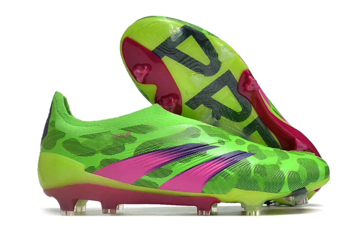 Soccer Shoes Predat0r Elite Laceless FG Men Team Solar Green Merky Reemergence Energy Citrus Pack Euro Pure Strik Pearlized Football Cleats