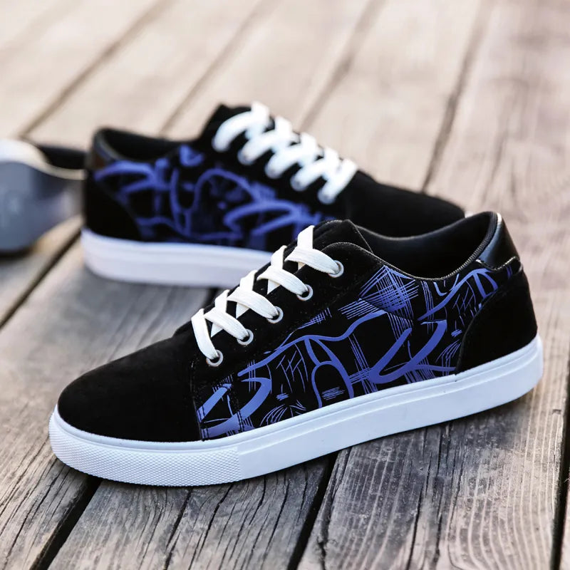 Autumn Sneaker Shoes Men Lightweight Board Shoes Outdoor Canvas Comfortable Sports Shoe