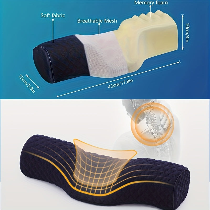 1pc Cervical Pillow: Neck Care for Comfort and Relief Anywhere - Perfect for Travel and Camping!