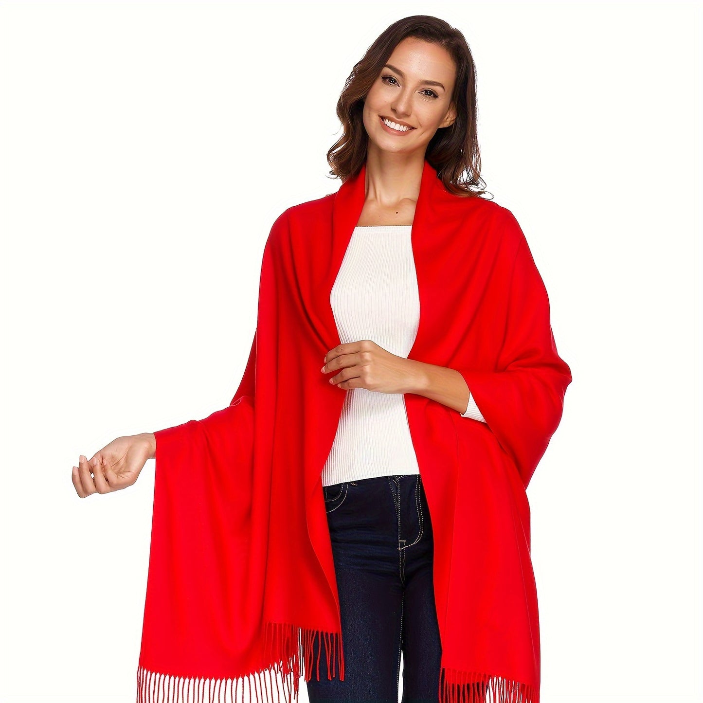 Luxurious Pashmina Shawls and Wraps - Soft, Warm, and Oversized for Winter - Perfect for Bridesmaids, Weddings, Evening Dresses, and Cold Weather - Ideal Gift for Women