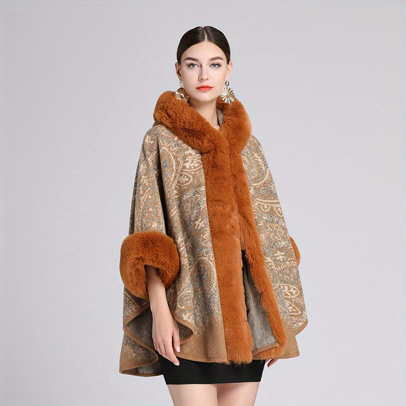 25.60"X64.96" Luxurious Imitation Rabbit Fur Shawl Scarf Collar - Soft, Warm, and Cozy Winter Cloak Wrap with Imitation Cashmere Feel - Perfect for Cold Weather, Outdoor Activities, and Fashion Statement