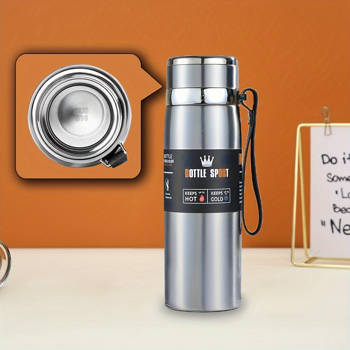 27.05oz Stainless Steel Insulated Travel Mug - Double-Walled, Leakproof & Shatterproof For Hot And Cold Drinks - Perfect For Outdoor Activities, Office Use, And As A Holiday Gift