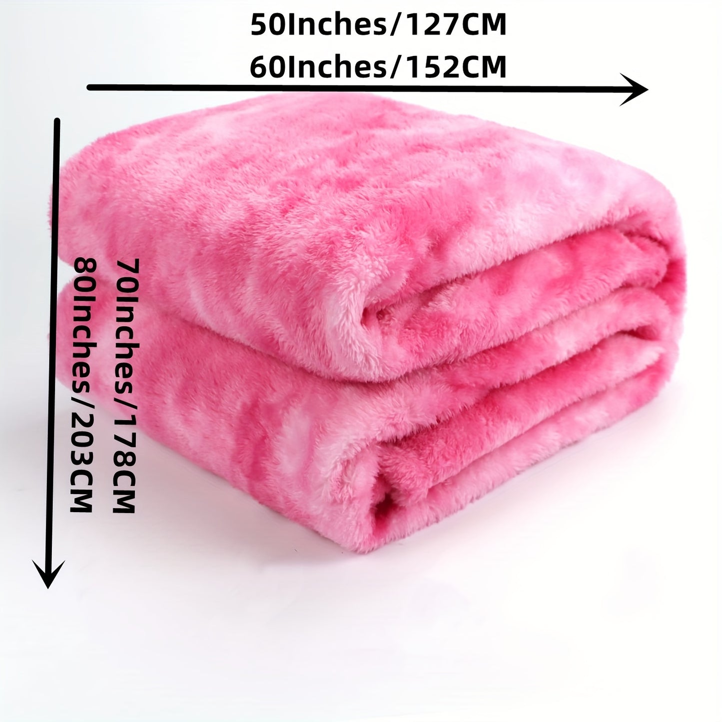 1pc Fleece Throw Blanket Cozy Soft Lightweight Throw Blankets Warm Plush Pink Purple Fall Blankets And Throws Couch Sofa Bed Blanket Bedding Boys Girls Adults