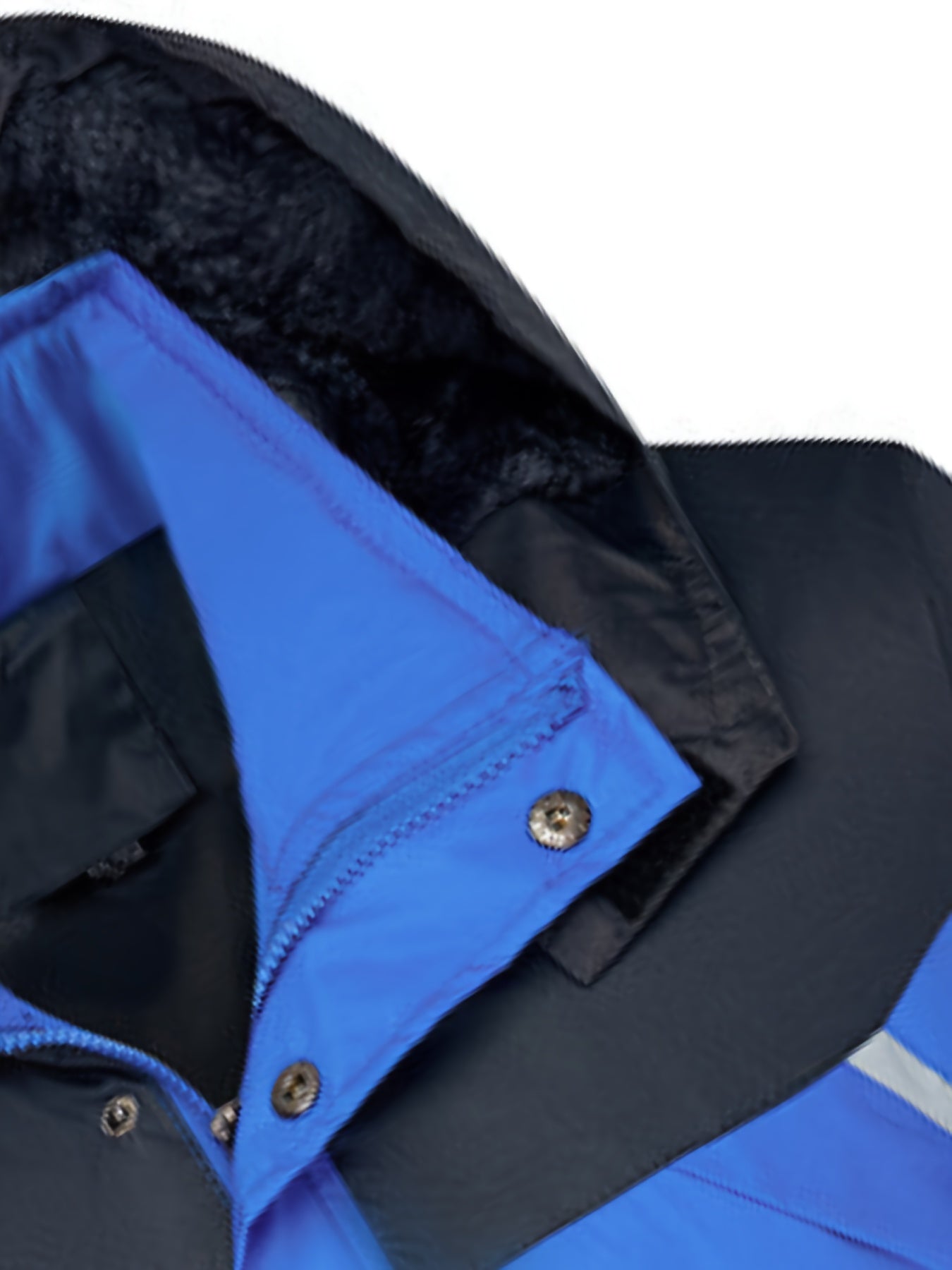 Plus Size Men's Warm Dry Waterproof Windproof Fleece Jacket for Winter Outdoor