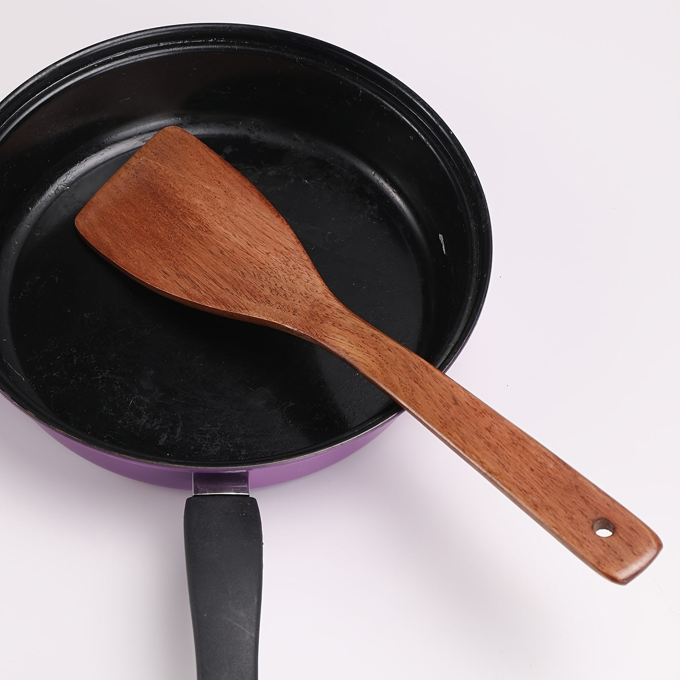 1pc Premium Wooden Solid Spatula - Ergonomic Non-Stick Turner for Easy Cooking, Durable Kitchen Utensil, Essential for Apartments, College Dorms, and Home Cooking - Perfect for Pancakes, Eggs, and Delicate Foods