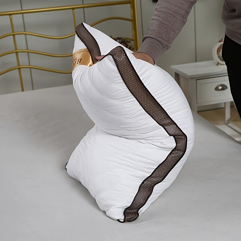 Premium Breathable Down Alternative Pillow - Skin-Friendly, Machine Washable for Side & Back Sleepers, Nautical Theme