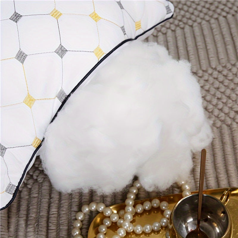 1pc/2pcs - Family combo - Luxury Hotel grade neck Support pillow - Soft polyester, hand pc/washable - perfect for side sleepers