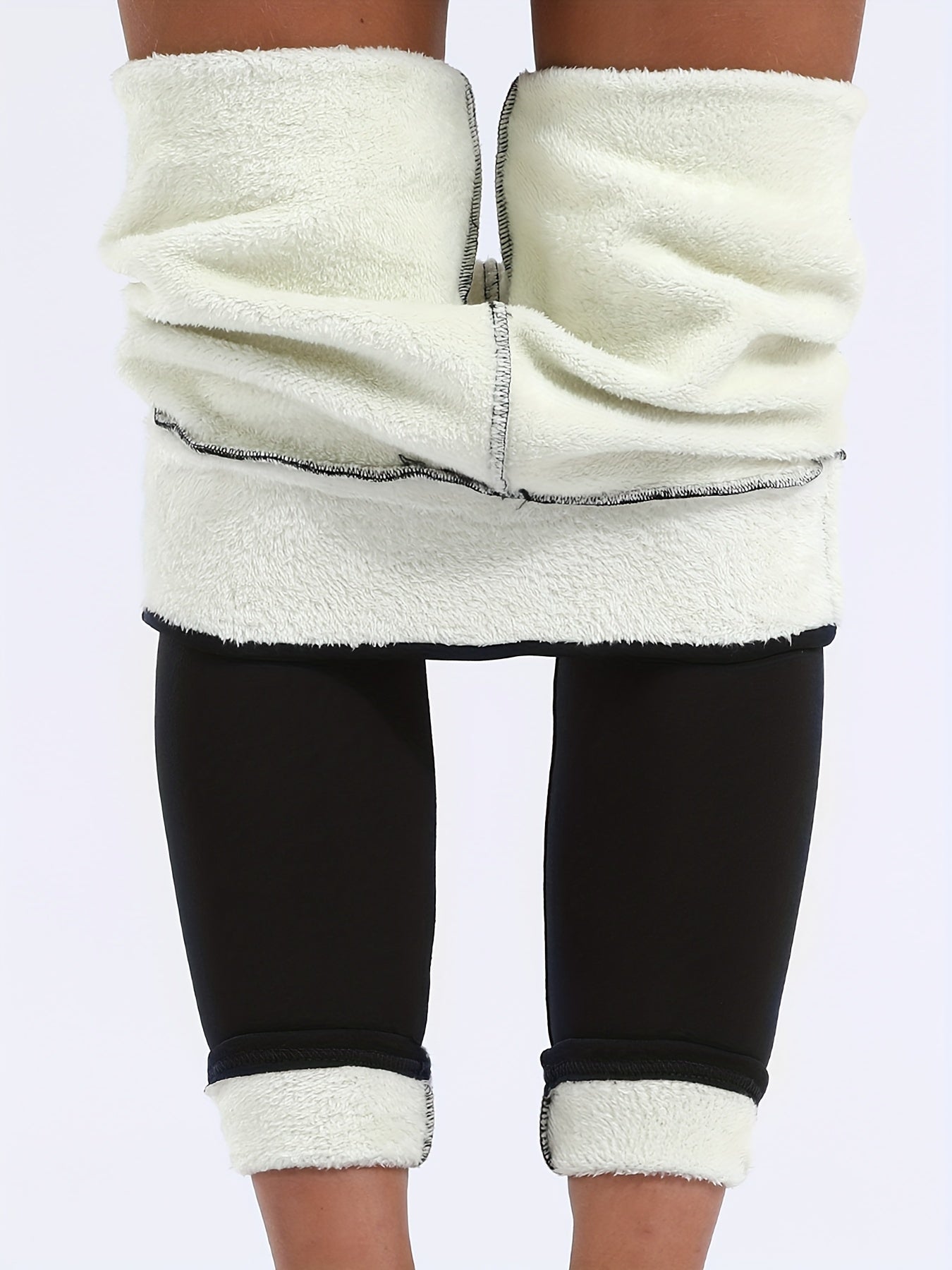 Women's High Waist Stretch Fleece Leggings - Soft, Warm, and Cozy Winter Essential for Ultimate Comfort and Flexibility