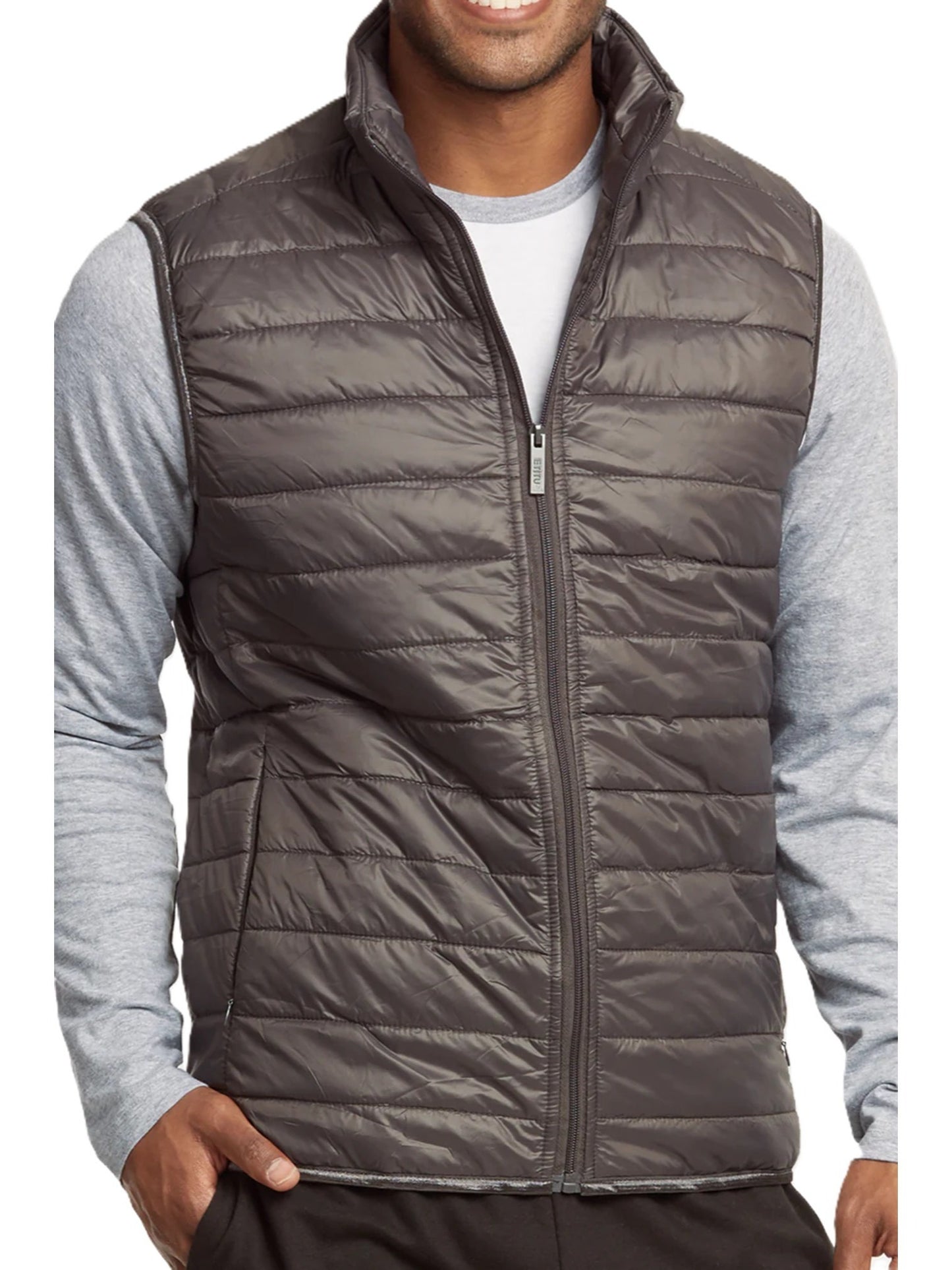 PLUS SIZE MEN'S LIGHTWEIGHT PUFFER VEST