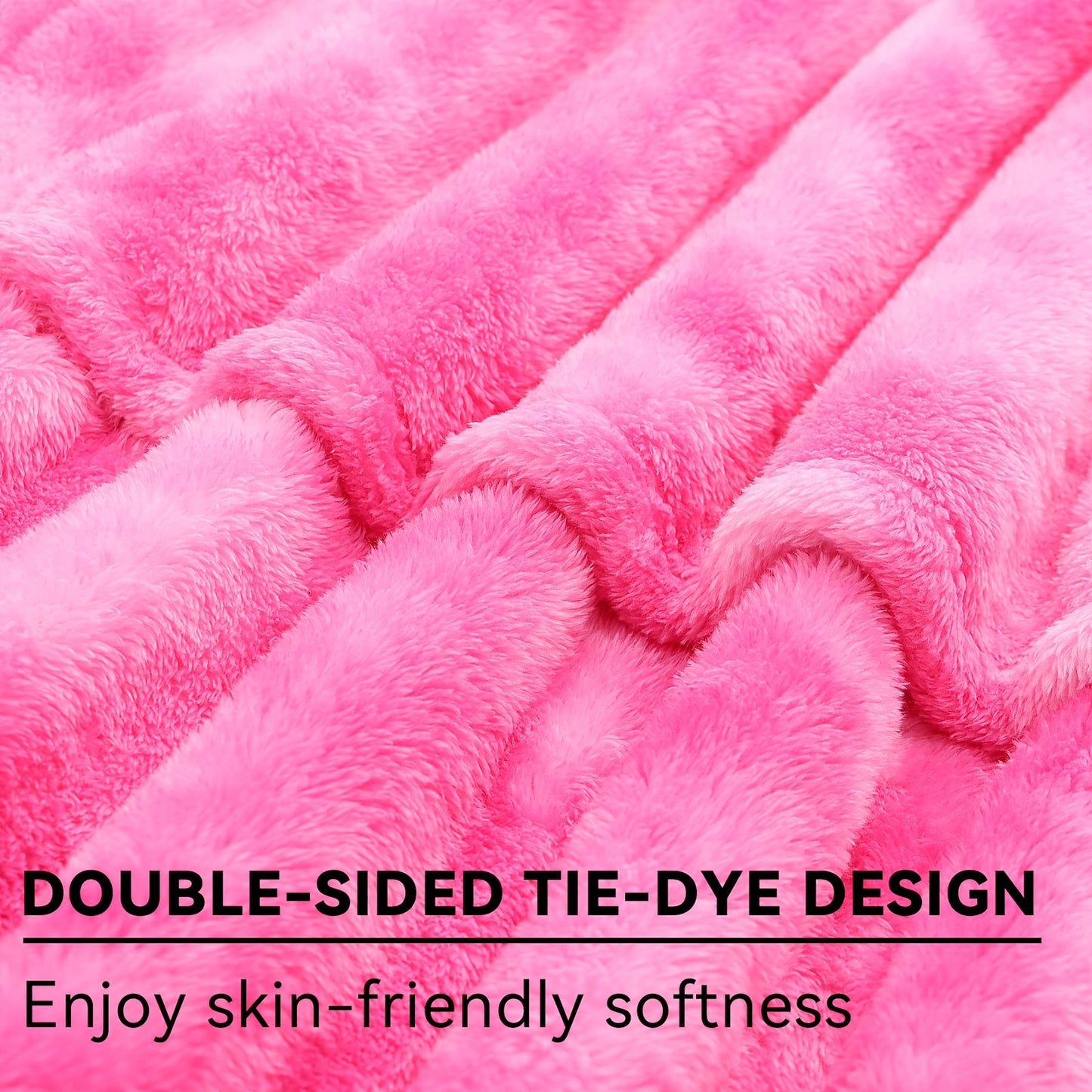 1pc Fleece Throw Blanket Cozy Soft Lightweight Throw Blankets Warm Plush Pink Purple Fall Blankets And Throws Couch Sofa Bed Blanket Bedding Boys Girls Adults