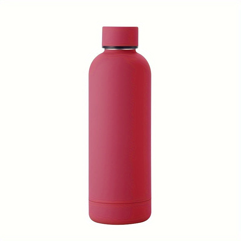 1pc 304 Stainless Steel Vacuum Insulated Cup, Double-layer Sports Water Bottle, Suitable For Outdoor Sports, Fitness Training, 350ml/500ml/750ml(11.83oz/16.91oz/25.36oz)