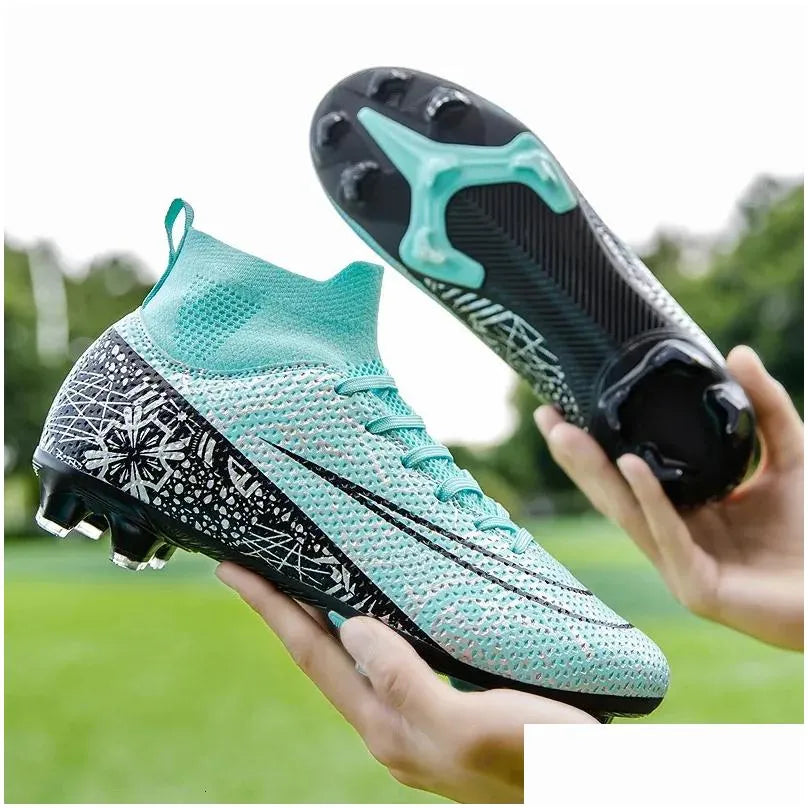 Soccer Shoes Quality Football For Men Cleats Children Original Boots Kids Uni Futsal 240607 Drop Delivery Accessories Sports Dhqzr