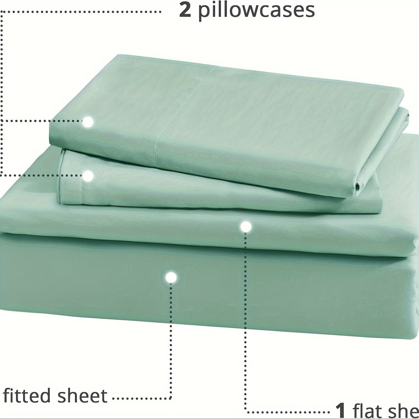 4-Piece Queen Size Luxury Bed Sheet Set - Soft, Breathable, Cooling, Wrinkle-Free, and Deep Pocket Fitted Sheets for a Comfortable Sleep - Hotel-Quality, Oeko-Tex Certified, Easy-Fit, and Hypoallergenic Bedding for Women and Men - White