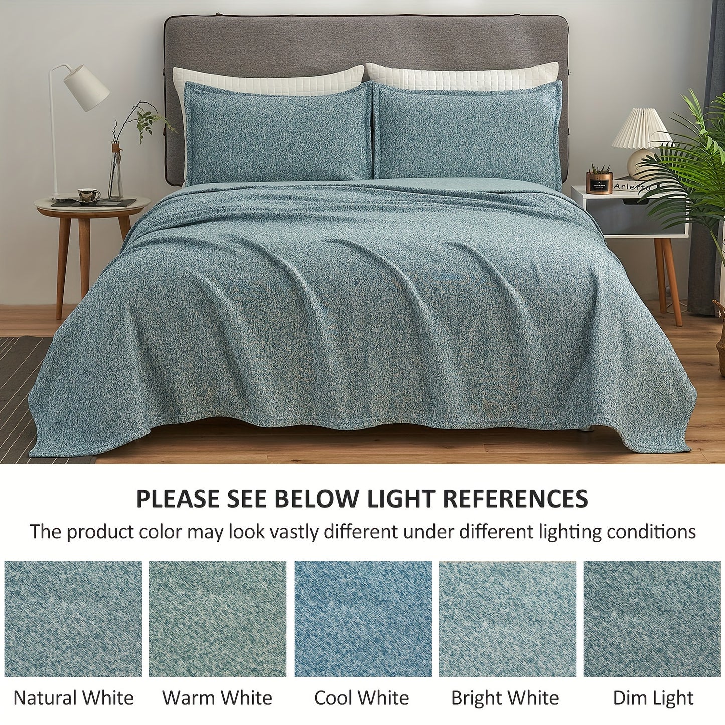 Sweatshirt Blanket Set TWIN (1blanket with 1 sham)/QUEEN (1blanket with 2 shams)/King (1blanket with 2 shams) 300GSM for Jersey Knit Thin Soft Breathable Blanket Set Brings a Stylish Appearance to Bedroom Living Room Couches for all year roud