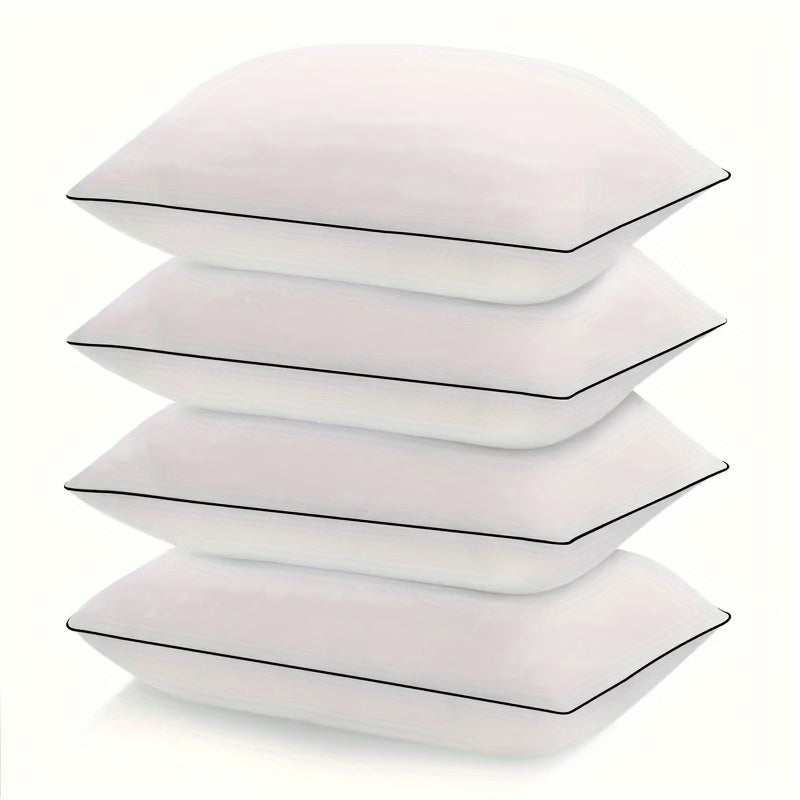 2/4pcs Luxury Gel Pillows - Cooling & Supportive, Soft Down Alternative, Ideal for All Sleep Positions, Breathable Polyester Cover, Machine Washable - Available in 3 Colors