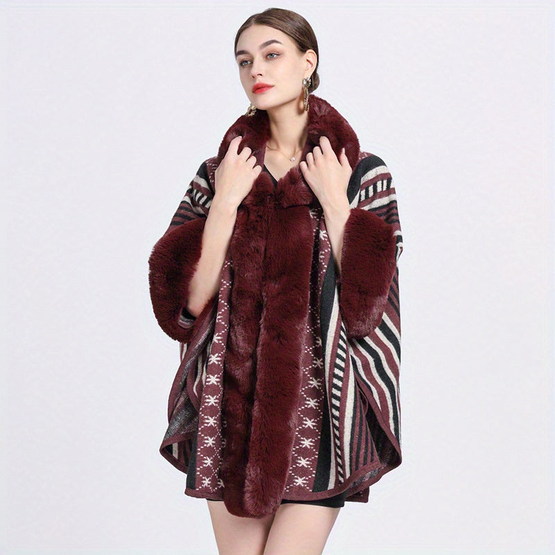 25.60"X64.96" Luxurious Imitation Rabbit Fur Shawl Scarf Collar - Soft, Warm, and Cozy Winter Cloak Wrap with Imitation Cashmere Feel - Perfect for Cold Weather, Outdoor Activities, and Fashion Statement