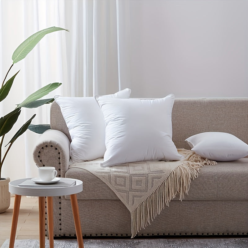1/2/4pcs White Pillow Inserts, Sofa Pillow And Cushion, Dinning Chair Seat Cushion Office Living Room Seat Cushion For Room Decor Home Decor
