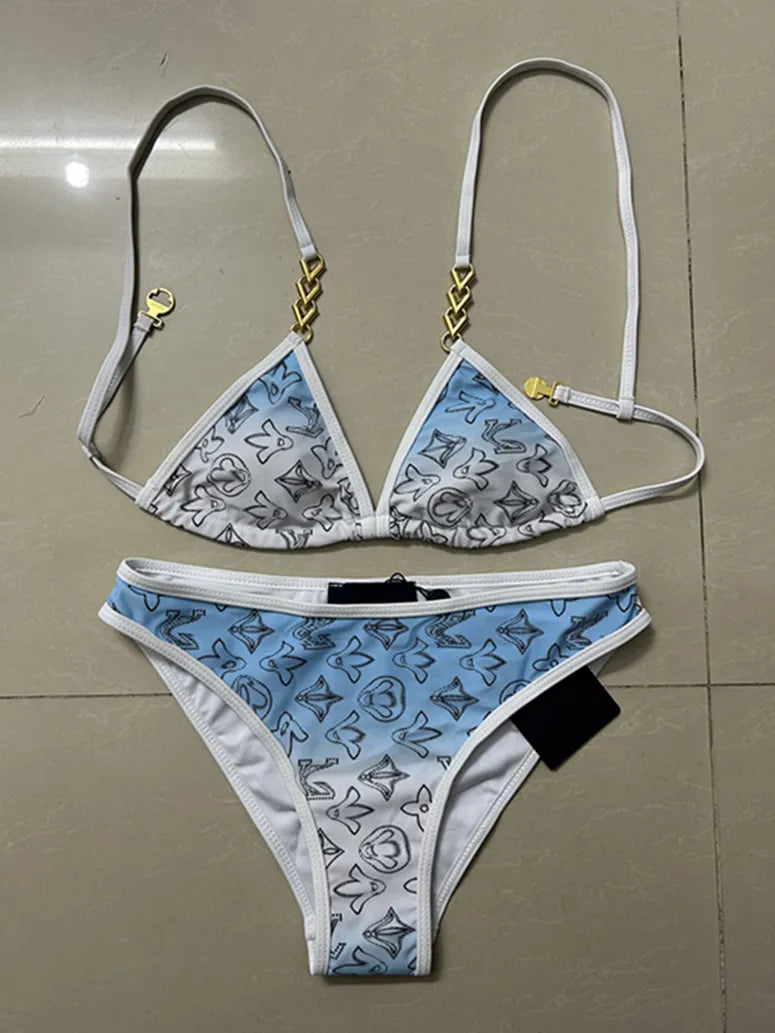 Women Black One Piece Swimwear Designer Padded Bikinis ss Summer Beach Swim Biquinis Letter Print Vacation Hot Spring Bathing Suit #3288