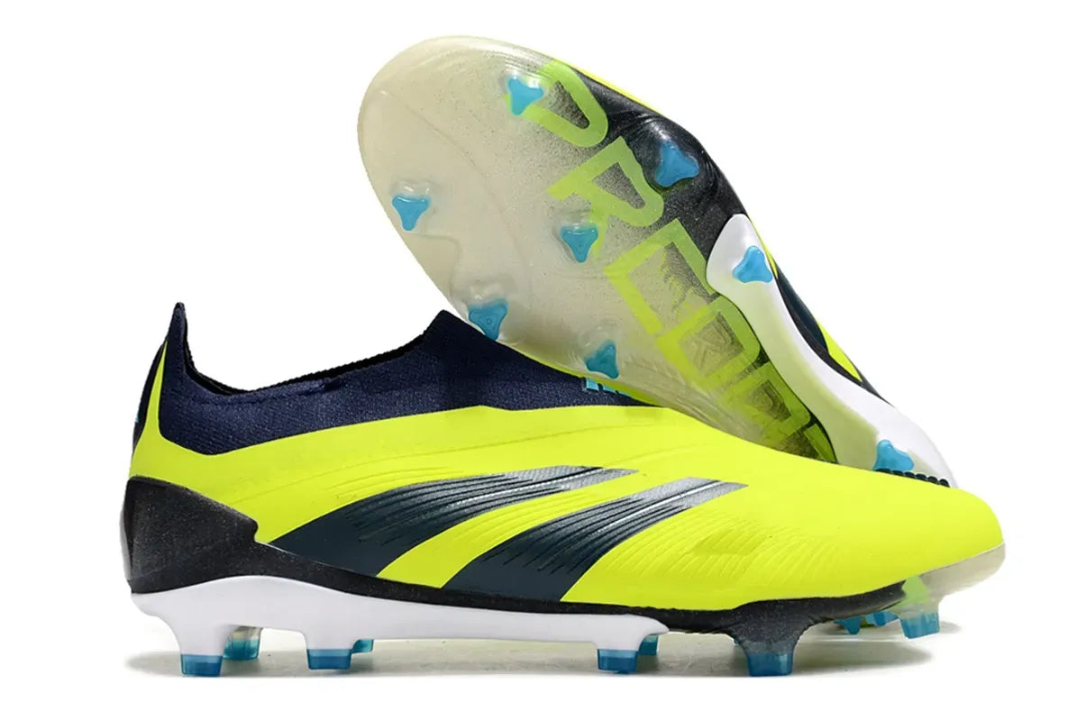 Soccer Shoes Predat0r Elite Laceless FG Men Team Solar Green Merky Reemergence Energy Citrus Pack Euro Pure Strik Pearlized Football Cleats