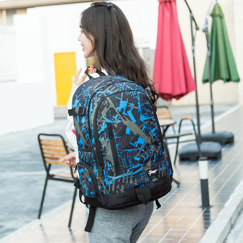 New Backpack Women's Hot Sale Backpack Female Middle School Student Schoolbag Canvas Women's Bag Solid Color Backpack