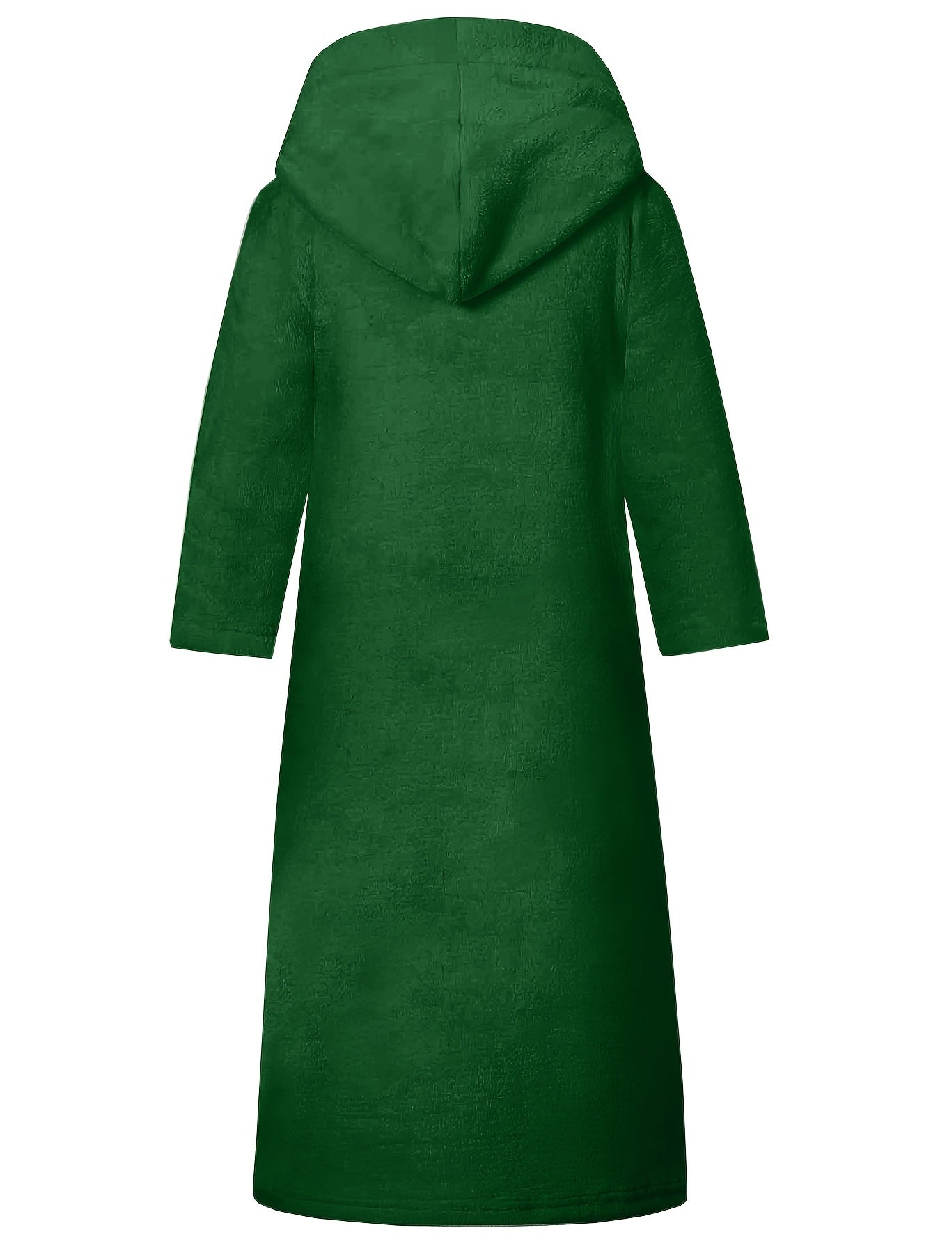 Ultra-Soft Men's Fleece Robe - Hooded Home Pajamas with Pocket, One-Piece Kimono Style Night-Robe for Warmth and Comfort After Bath - Cozy Winter Loungewear for Relaxation