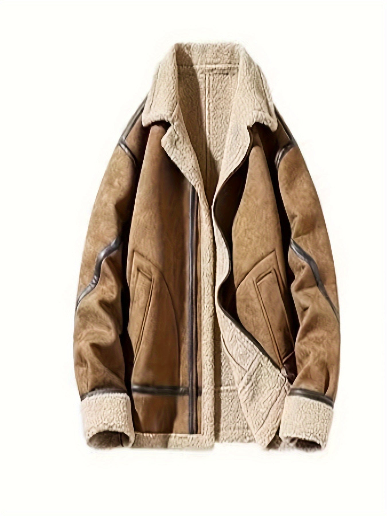 Men's Urban Lapel Jacket - Handsome, Padded, Everyday Outdoor Wearable, Stylish, and Versatile for Men