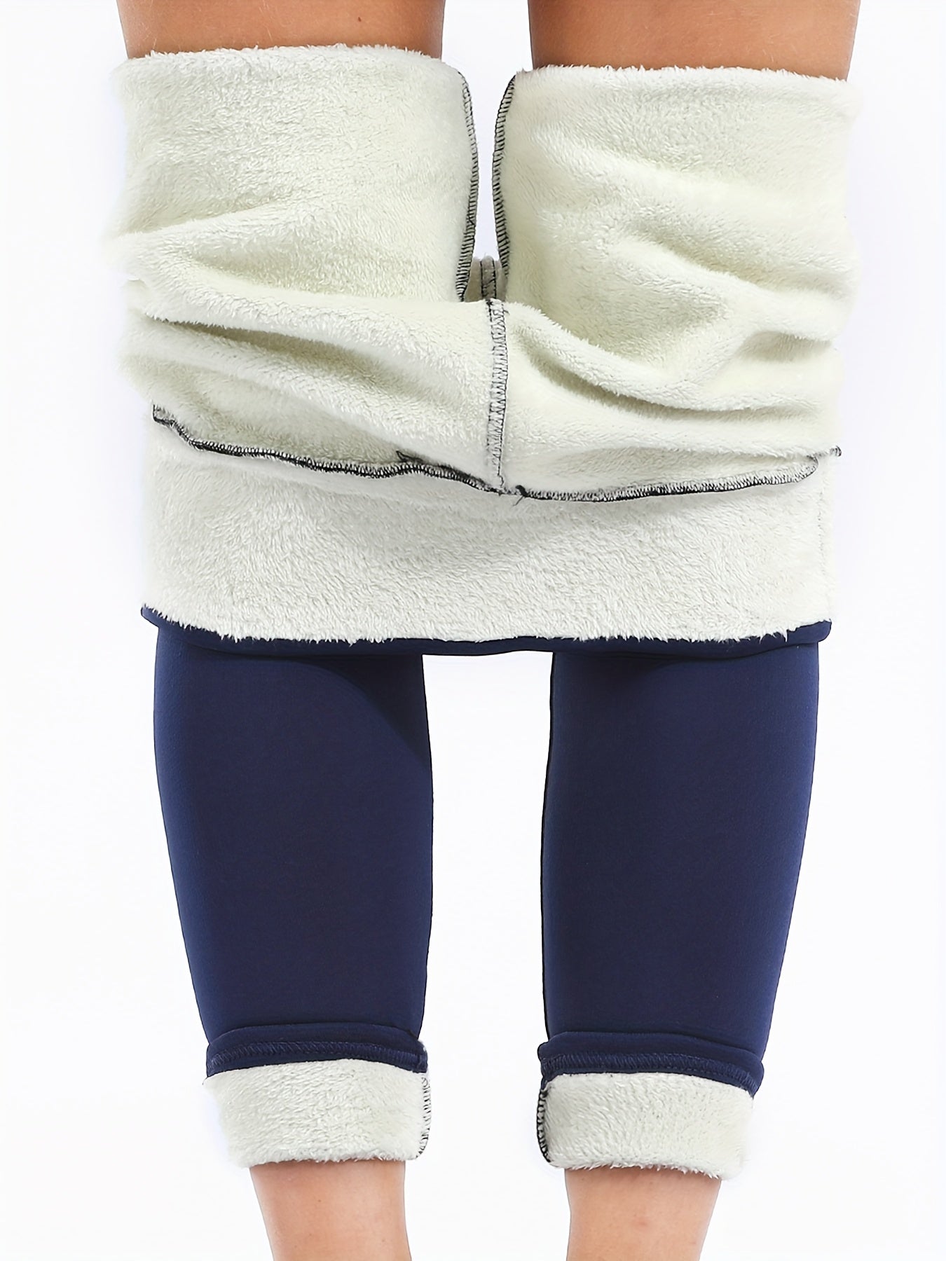 Women's High Waist Stretch Fleece Leggings - Soft, Warm, and Cozy Winter Essential for Ultimate Comfort and Flexibility