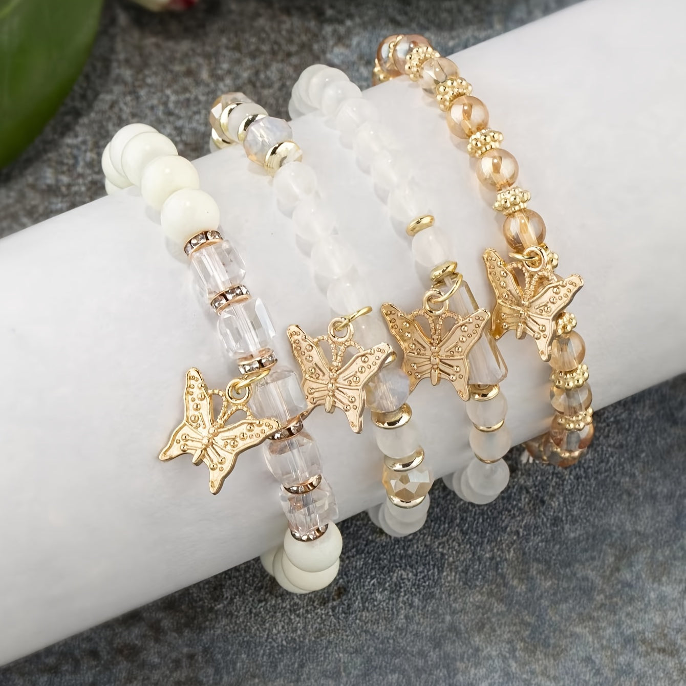 New Statement Bohemian Butterfly Layered Beaded Fashion Link - Chic Women's Jewelry for Creative Souls - Multi-Layered, Colorful, and Eye-Catching Accessory