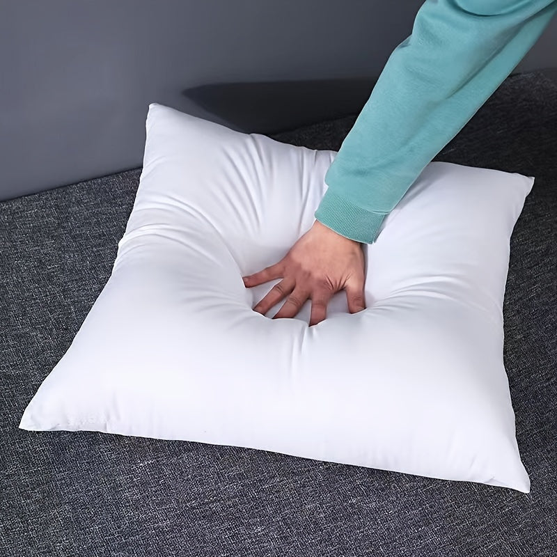 Multi-Purpose White Microfiber Pillow Inserts - Available in Various Sizes for Minimalist Home Decor