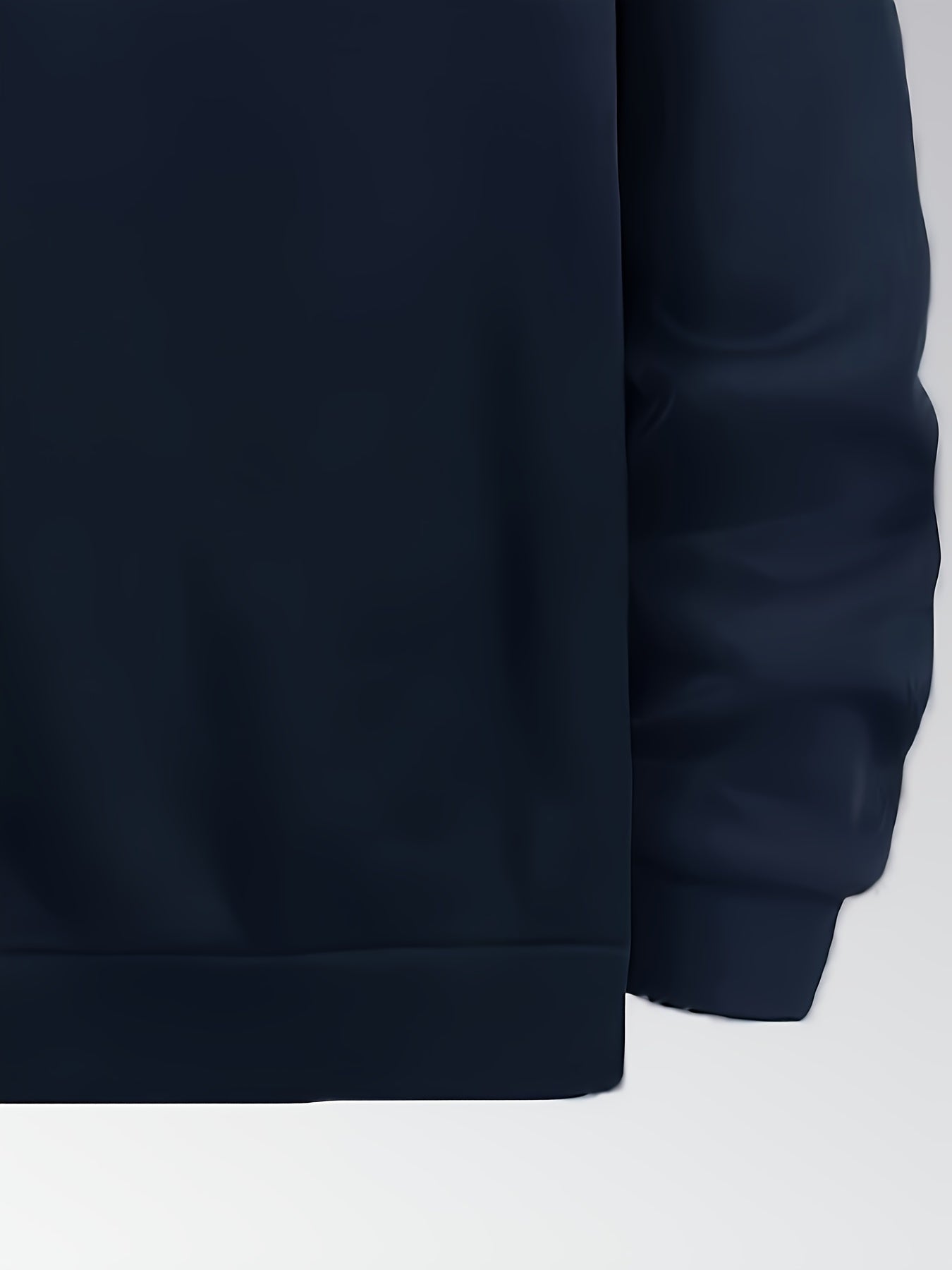 Men's Plus Size Fashion Hoodie with Letter Print - Casual Pullover with Zip Pockets, Polyester Blend, Machine Washable - Perfect for Fall & Winter, PLUS SIZE