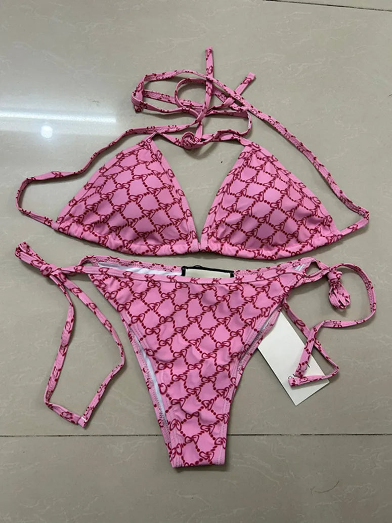 Women Black One Piece Swimwear Designer Padded Bikinis ss Summer Beach Swim Biquinis Letter Print Vacation Hot Spring Bathing Suit #3288