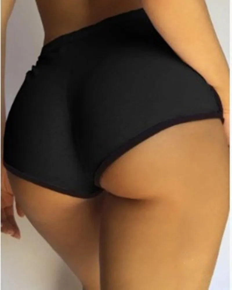 Women Mini Yoga Shorts High Waist Sexy Skinny Sports Casual Pants Quick-Drying Breathable Fitness Jogging Elasticity Trackpant