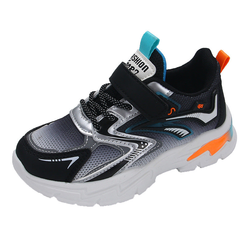 ZllKl Boys Running Shoes Girls' Shoes Autumn Mesh Shoes 3-6 Years Old Kids Shoes Cross-Border Goods Children Sneaker