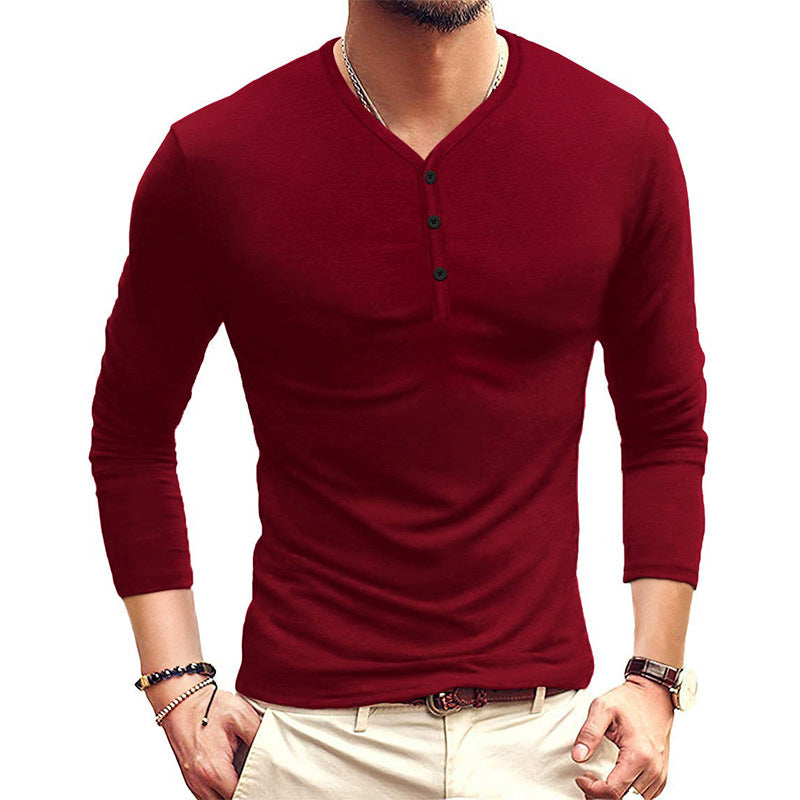 ZLLKL 2025 autumn and winter Popular trade clothing men's t-shirts, long-sleeved bottoming shirts, popular men's t-shirts