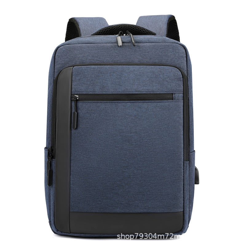 Cross-Border Backpack Men's High-Grade Large Capacity Commuter Backpack Schoolbag Business Backpack New Computer Bag