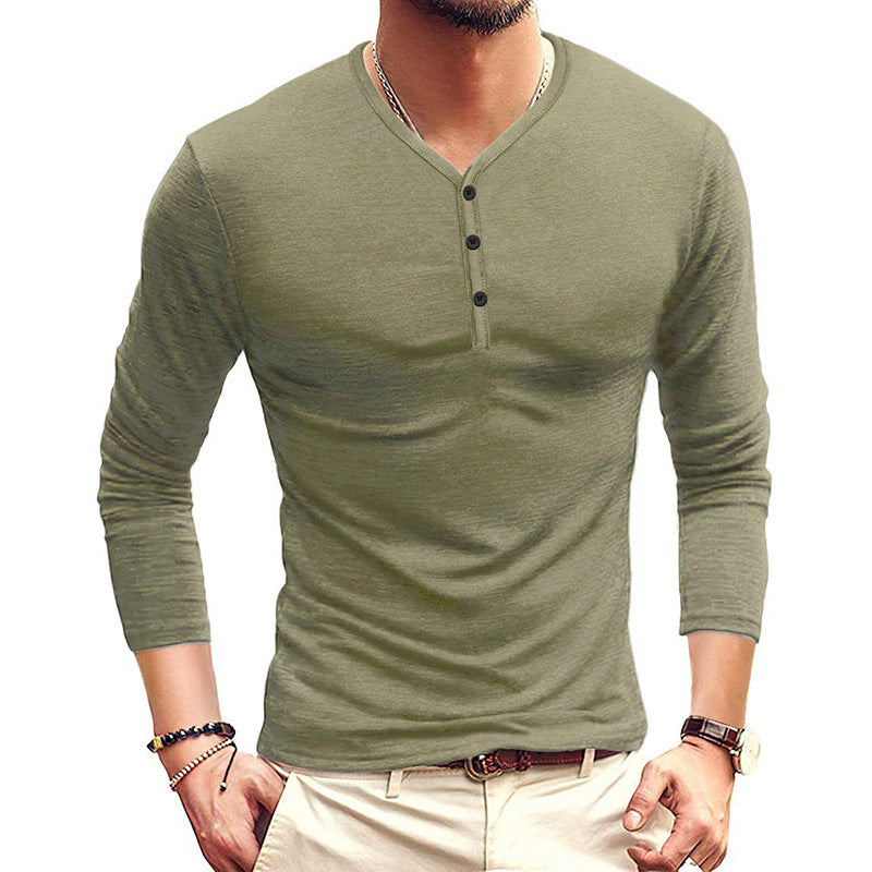 ZLLKL 2025 autumn and winter Popular trade clothing men's t-shirts, long-sleeved bottoming shirts, popular men's t-shirts