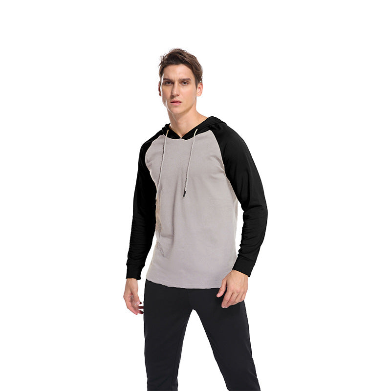 ZLLKL 2025 new men's long-sleeved t-shirt wholesale, Popular trade men's clothes New hooded t-shirt clothing factory