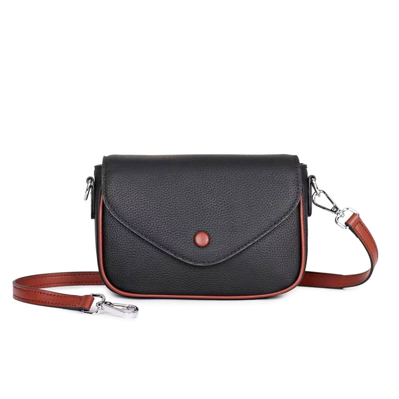 TOGO pattern cowhide small square bag women's messenger high-end leather women's bag versatile casual women's shoulder bag 9805