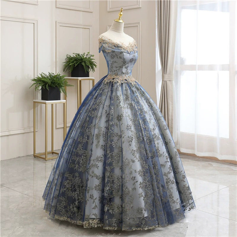 2025 New chorus performance suit, long vocal beauty vocal art test dress, host's annual meeting solo evening dress, fluffy skirt