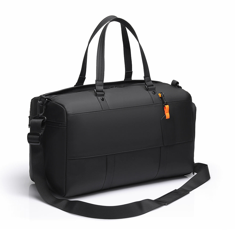 2025 New stylish and simple travel bag, independent shoe compartment bag, shoulder messenger bag, wet and dry separation, short trip fitness bag