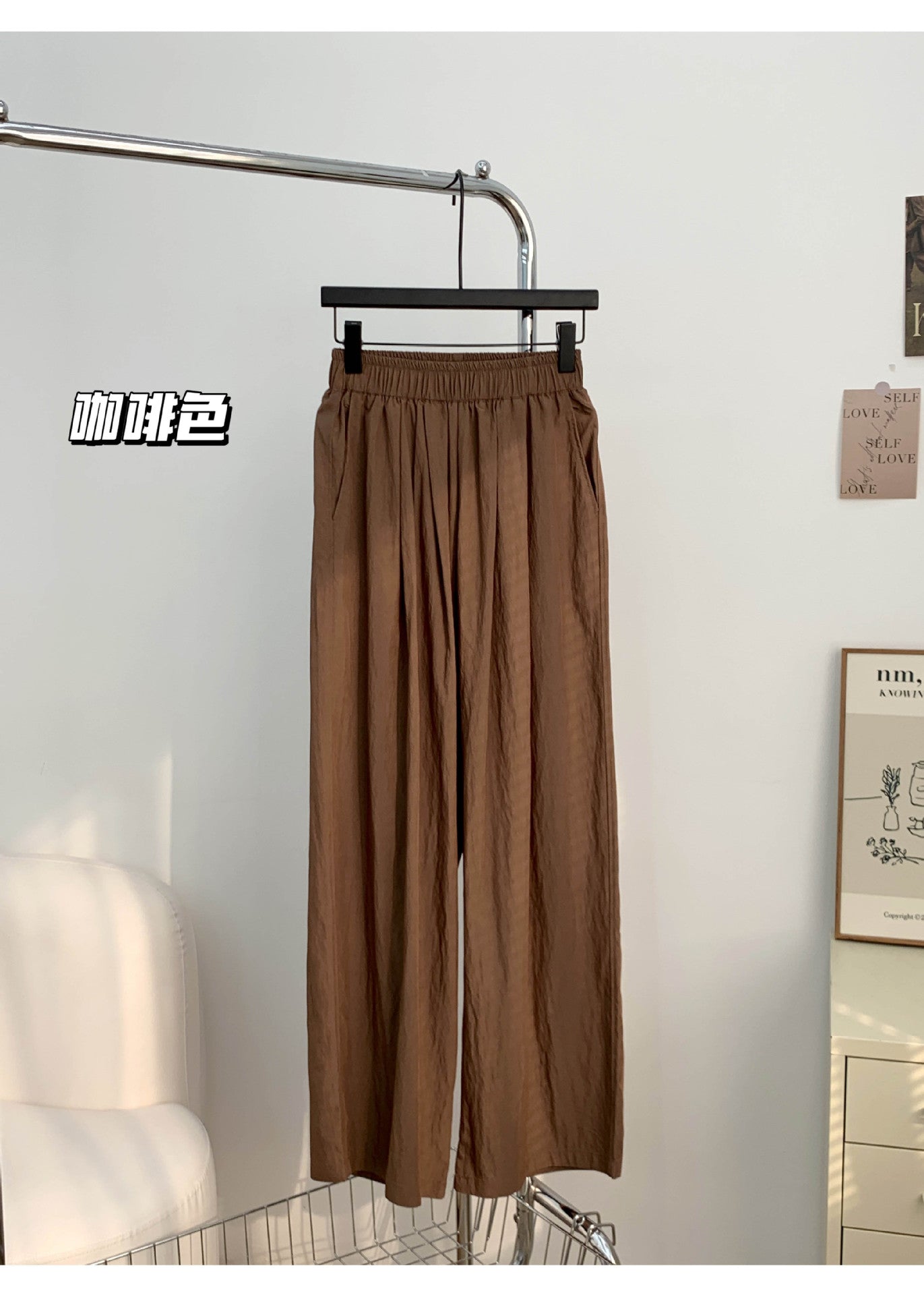 ZllKl Yiduzi Popular Yamamoto Pants High Waist Wide Leg Pants Women's Summer Thin Loose All-Matching Slimming Casual Pants