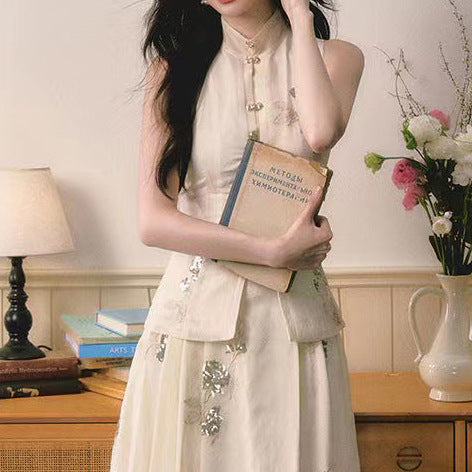 2025 Spot new Chinese style popular summer fashion rich family daughter style gentle and beautiful light luxury retro national style